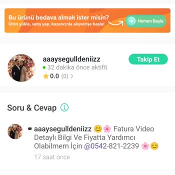 Sahte Siteyle Aldatıcı Satış Girişimi