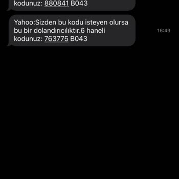 Bilinmeyen Kişilerden İki Kez Doğrulama Kodu Geldi Endişeliyim