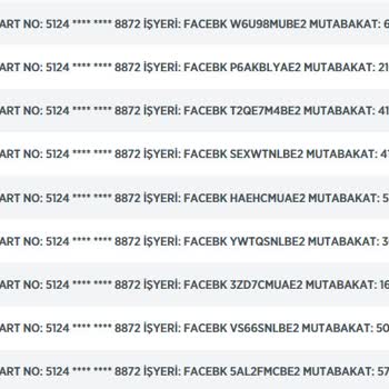 Banka Kartımdan Bilgim Dışında Facebook Üzerinden Yüksek Miktarda Para Çekilmesi
