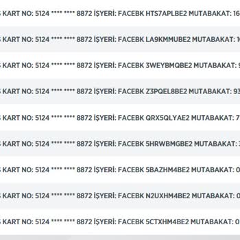 Banka Kartımdan Bilgim Dışında Facebook Üzerinden Yüksek Miktarda Para Çekilmesi