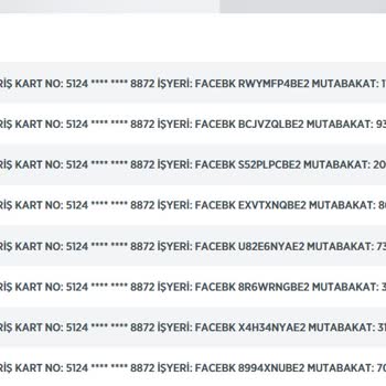 Banka Kartımdan Bilgim Dışında Facebook Üzerinden Yüksek Miktarda Para Çekilmesi