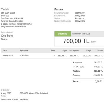 Haberim Olmadan Hesabımdan 2350 TL Bit Satın Alındı, Para İademi İstiyorum