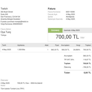 Haberim Olmadan Hesabımdan 2350 TL Bit Satın Alındı, Para İademi İstiyorum