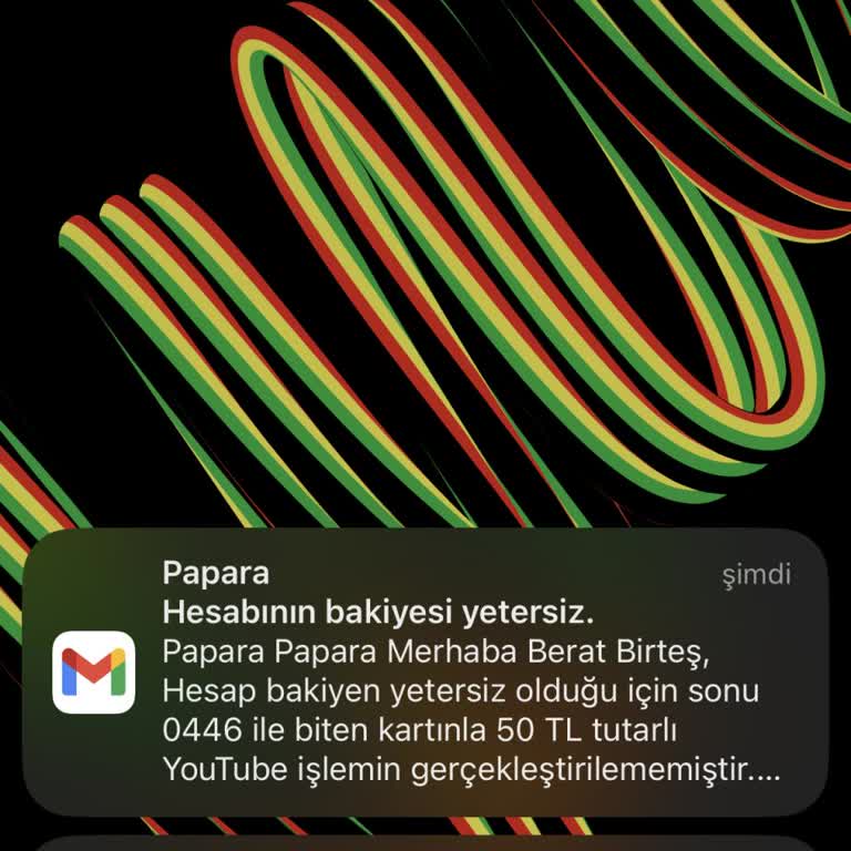 Papara'dan Sürekli Gelen Anlamsız Mesajlar Nedeniyle Rahatsızlık