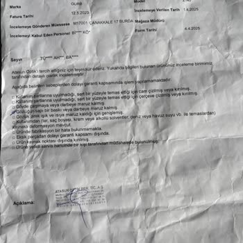 Rayban Gözlüğümdeki Amblem Sorunu Ve Atasun Mağazasının Yetersiz Çözümü