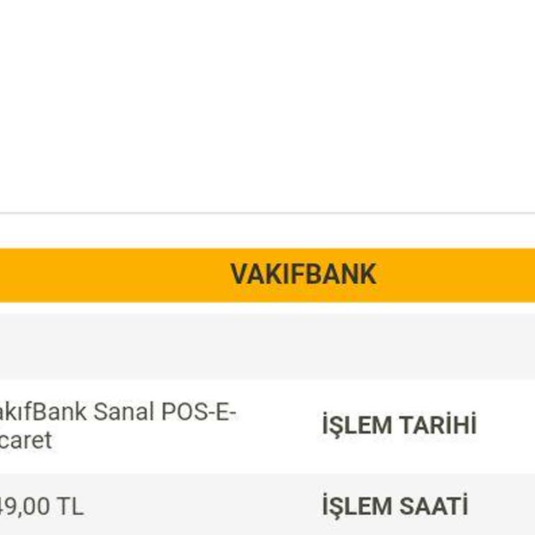 İzinsiz Sanal POS İşlemiyle Hesabımdan Para Çekildi