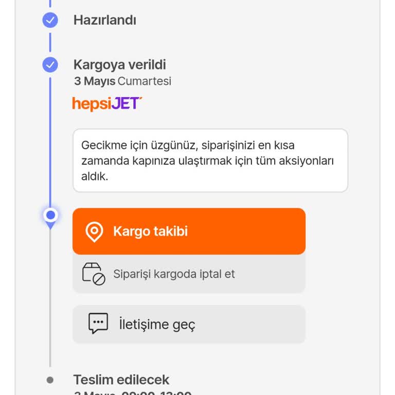 Yarın Kapında Teslimat Seçeneğiyle Aldığım Ürün Zamanında Teslim Edilmedi