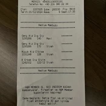 Fiş Görseliyle Değişim Reddedildi Ürün Deforme Oldu