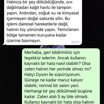 5 Ayda Yıpranan Halıya Kullanıcı Hatası Denmesi Mağduriyetimi Artırdı