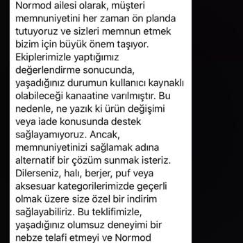 5 Ayda Yıpranan Halıya Kullanıcı Hatası Denmesi Mağduriyetimi Artırdı