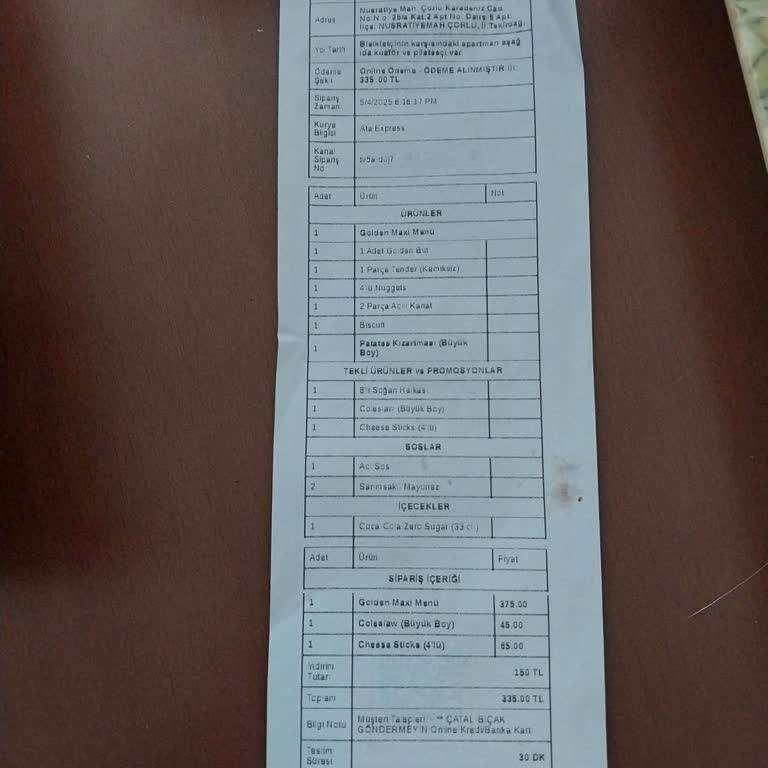 Siparişim Eksik Geldi, Muhatap Bulamıyorum