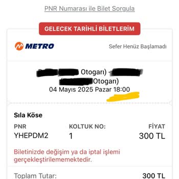 Aldığım Otobüs Biletiyle Terminalde Ortada Kaldım