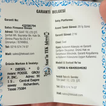 Su Geçirmez Saatimde Beklenmedik Buharlaşma Sorunu