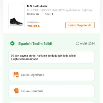FLO'dan Aldığım Polo High Sneaker 4 Ayda Yırtıldı, Çözüm Sunulmuyor