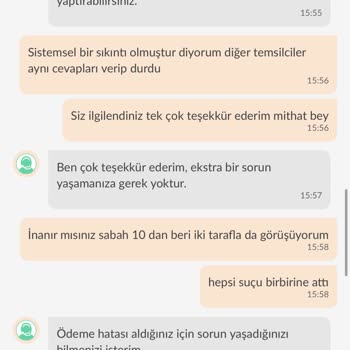 Dolap Uygulamasında Ödeme Alındı, Sipariş Oluşmadı: Müşteri Hizmetlerinden Çözüm Alamadım