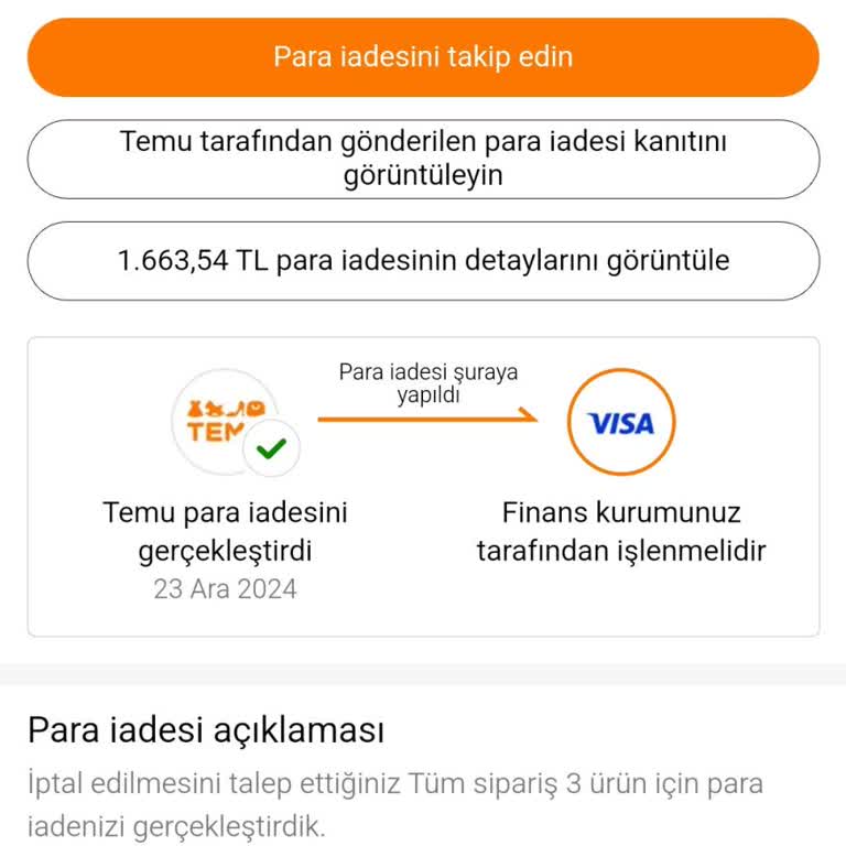 4 Aydır Yapılmayan Para İadesi Ve Yetersiz Müşteri Hizmetleri