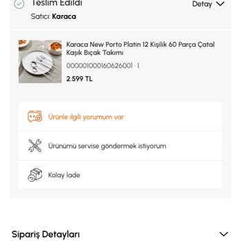 Karaca Çatal Bıçak Takımında Hızlı Soyulma Ve Çizilme Sorunu