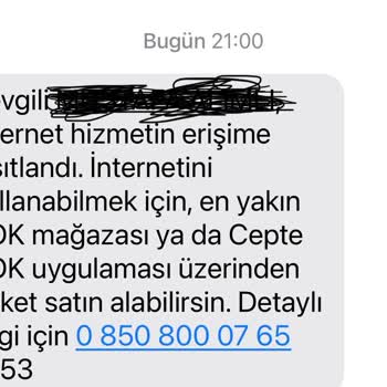 Ödeme Sorunu Ve Kesintili İnternet Hizmeti Nedeniyle Mağduriyet