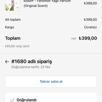 Sipariş Verdiğim Parfüm Gönderilmedi, İletişim Kurulamıyor