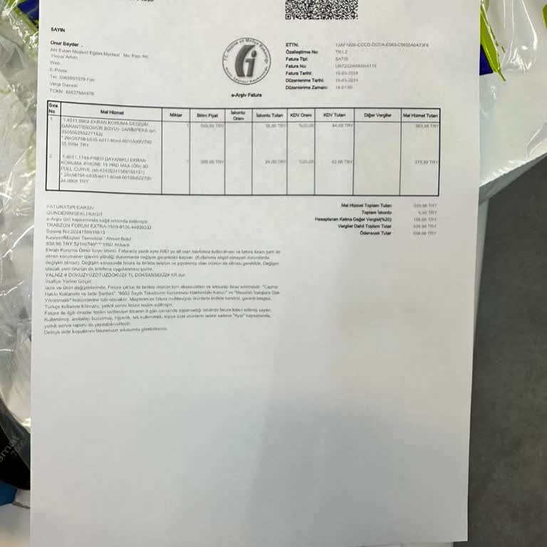 Ekran Koruyucu Değişiminde Yaşanan Sorun