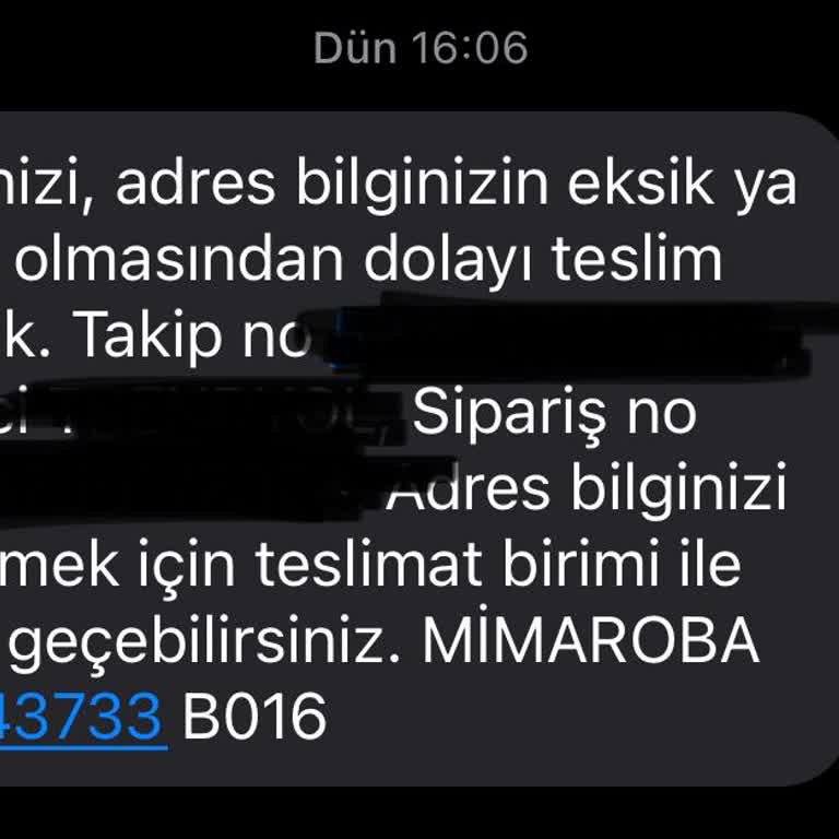 Adresim Tam Olmasına Rağmen Kargo Teslim Edilmedi, İletişim Sağlanamadı