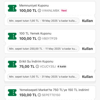 Küflü Ürün İadesinde Kupon Engeliyle Karşılaştım