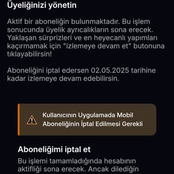 Abonelik İptali Yapılamıyor, Haksız Fatura Kesiliyor Ve Müşteri Hizmetleri Yetersiz