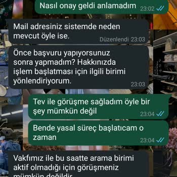 Burs Başvurusu Hakkında Yanıltıcı Bilgilendirme Ve Uygunsuz Üslup