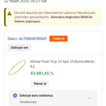 Yurtiçi Kargo Pişmanlık