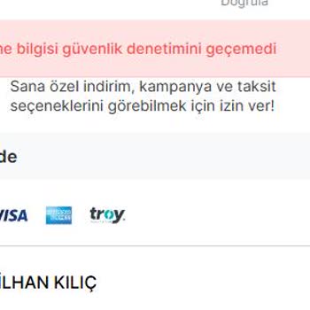 İyzico Üzerinden Ödeme Yapılamıyor, Sürekli Güvenlik Hatası Alıyorum