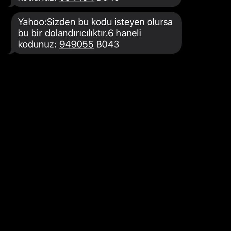 Hesabım Olmadan Yahoo'dan Gelen Doğrulama Kodları Hakkında Endişe