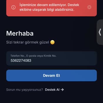 Hesabıma Erişim Engellendi, Paramı Kullanamıyorum