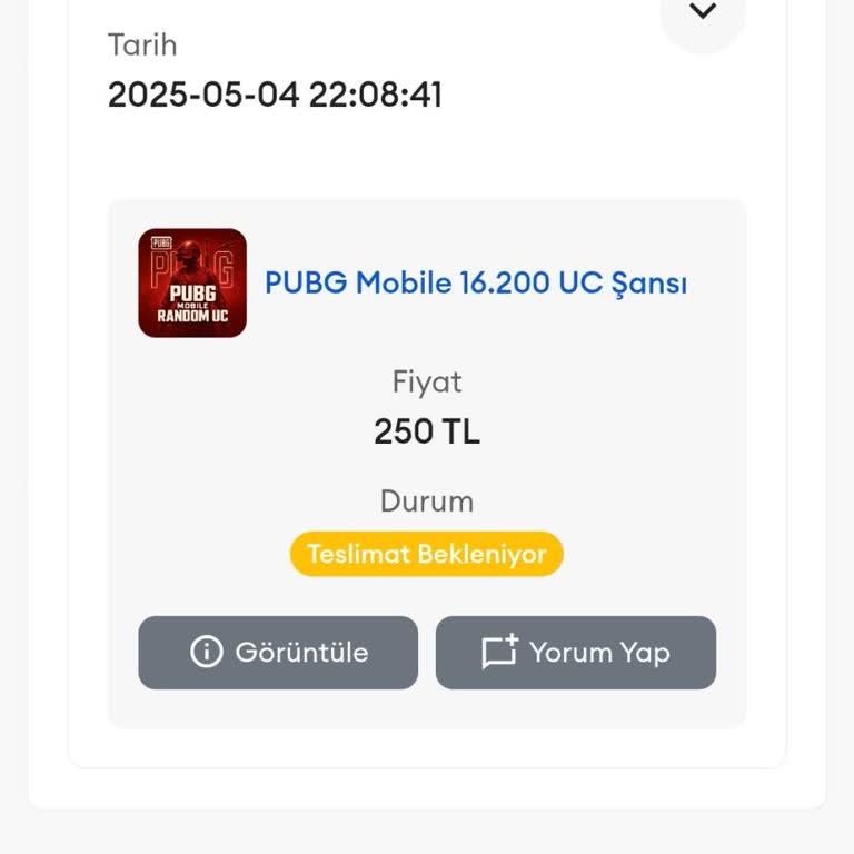 Oyun Dinar Satın Aldığım Ürün Teslim Edilmedi, Paramı Geri İstiyorum