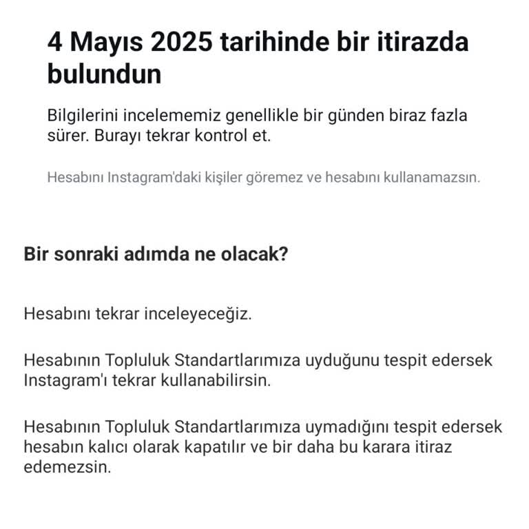 Instagram Hesabım Haksız Yere Askıya Alındı, Kimlik Onayı Sorunu Yaşıyorum