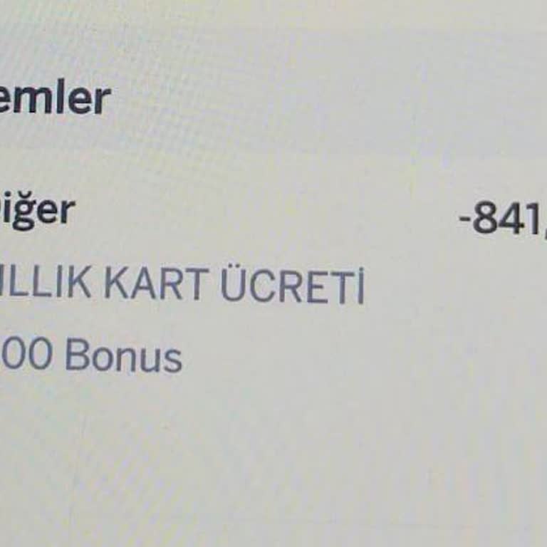 Yıllık Kredi Kartı Üyelik Ücretinin Haksız Şekilde Tahsil Edilmesi