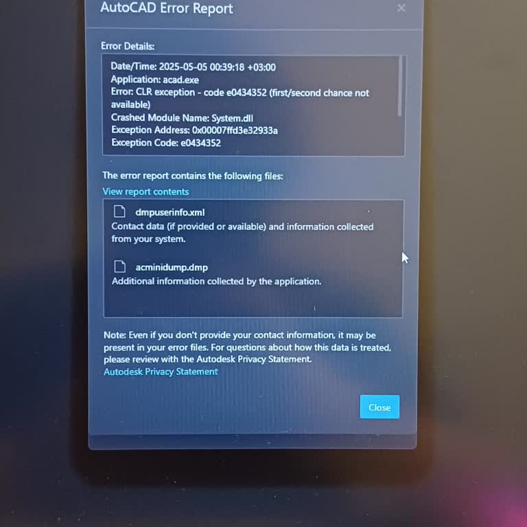 Autocad Programında Sürekli Hata Ve Lisans Sorunu Yaşıyorum
