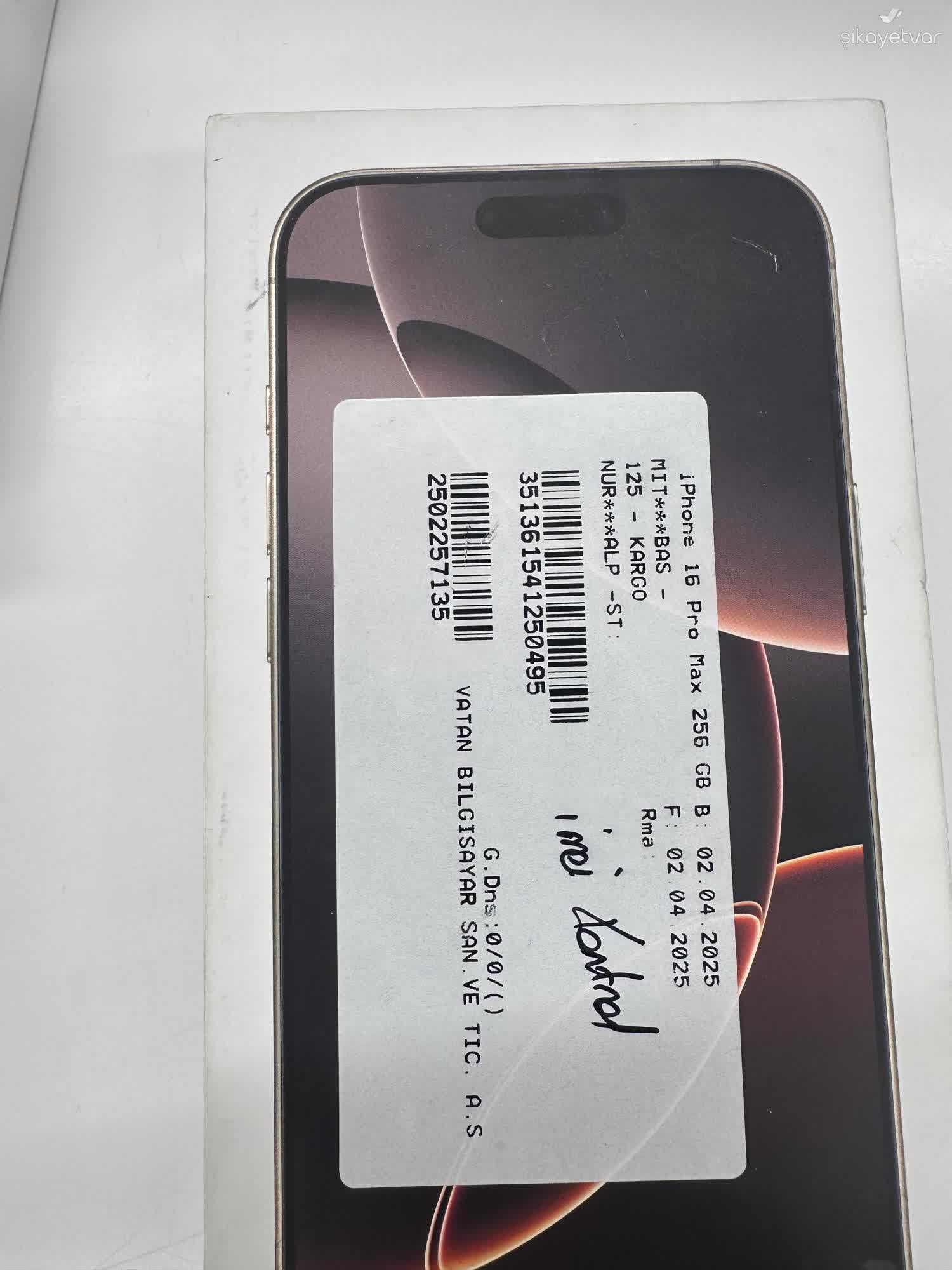 Yeni Aldığım İphone 16 Pro Max Arızalı, Servis Sorunu Çözmüyor