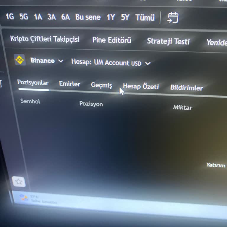 Binance TradingView'da Spot Pozisyonlarım Görünmüyor!