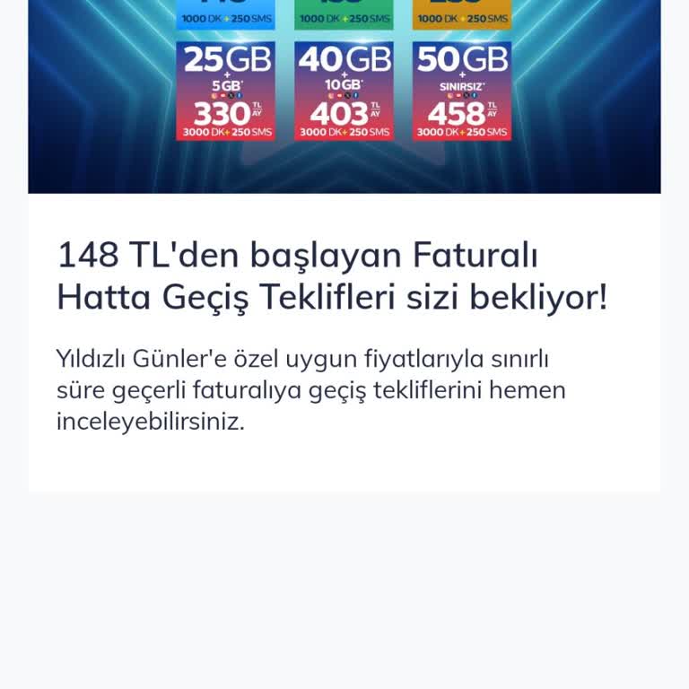 Taahhütlü Paket Fiyatı Söz Verilenden Çok Yüksek Çıktı