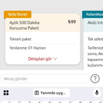 Yanımda Uygulamasında Görünmeyen Paket İptal Sorunu