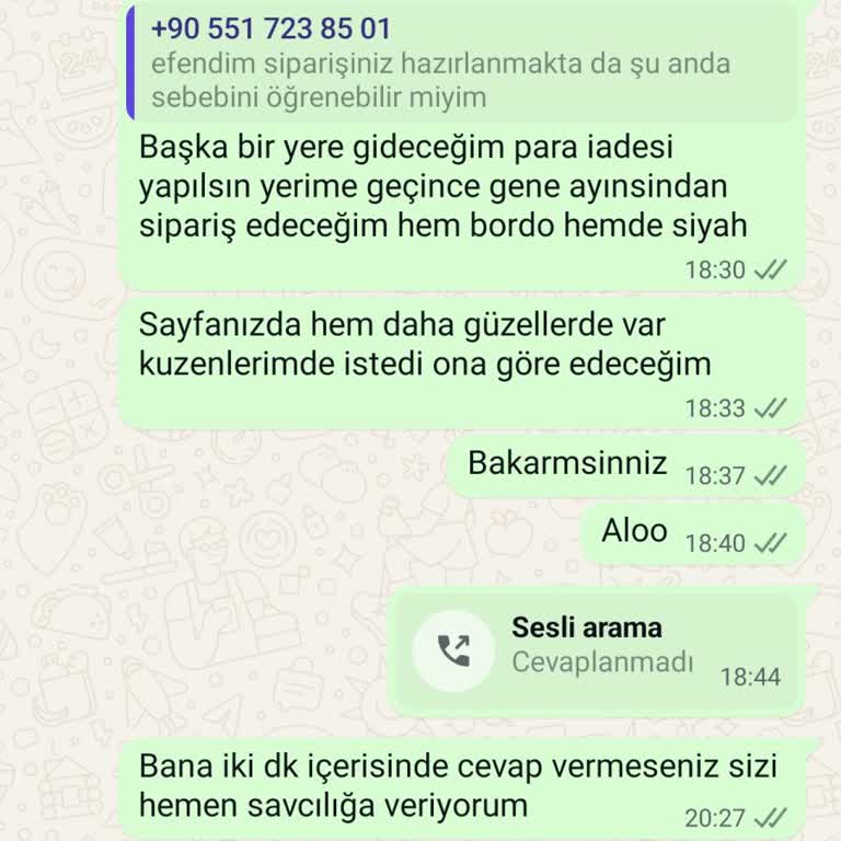 Aldatıcı Alışveriş Sonrası Hayal Kırıklığı