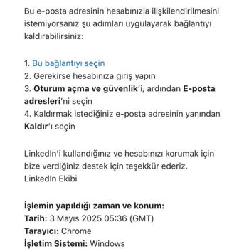 LinkedIn Hesabımın Hacklenmesi Ve Güvenlik Açıkları Hakkında Acil Yardım Talebi