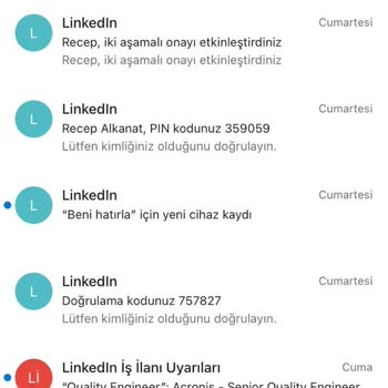 LinkedIn Hesabımın Hacklenmesi Ve Güvenlik Açıkları Hakkında Acil Yardım Talebi