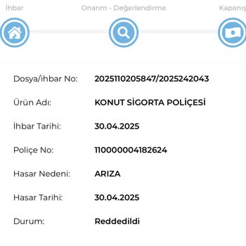 Ev Cihazları Teminatı Kapsamında Kumanda Hasarım Neden Karşılanmadı