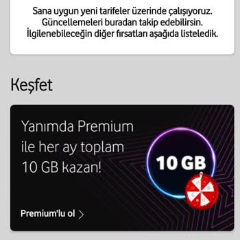 Vodafone'dan Alternatif Tarife Sunulmuyor, Çözüm Yok!