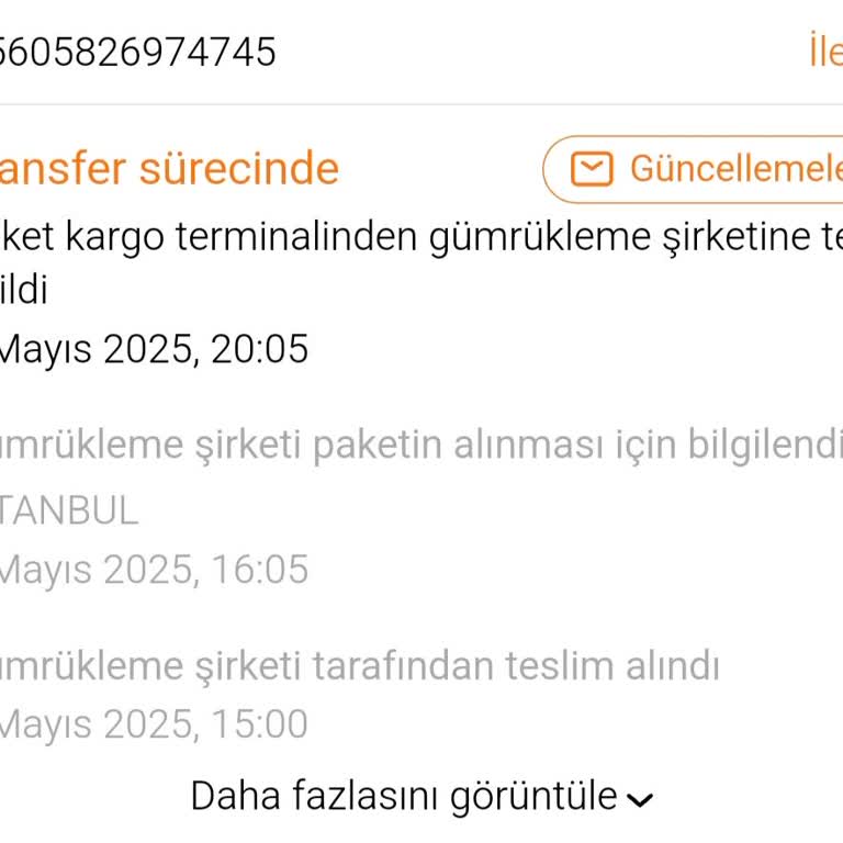 Aras Kargo Kargom İstanbul'da Takıldı, Takip Edemiyorum