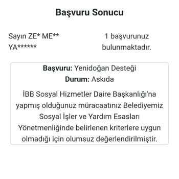 Yenidoğan Desteği Başvurumuzun Sebepsiz Reddi Ve Hayal Kırıklığı