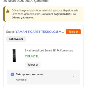 Hepsiburada'da Kumanda Siparişi Kabusa Döndü