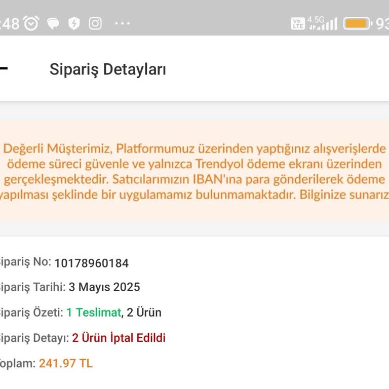 Fiyat Değişikliği Nedeniyle Keyfi Sipariş İptali Ve Trendyol'un Taraflı Tutumu