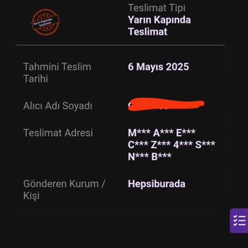 Hepsiburada Siparişimde Teslimat Günü Ve Saatinde Yanlışlık